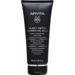 APIVITA Почистващ детокс гел с активен въглен и прополис , Apivita Black Detox Cleansing Jelly Face & Eyes 150ml
