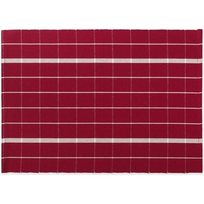 SCANquilt prostírání Muri kostky jemné červenobílá 30x45cm