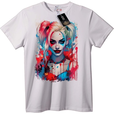 NOONEBRAND Тениска Harley Quinn - 2XL, White