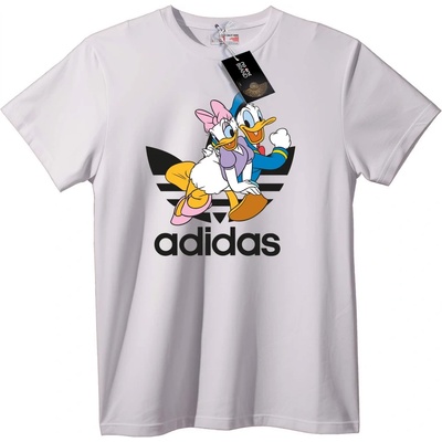 NOONEBRAND Тениска Доналд и Дейзи Дък - S, Black