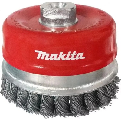 MAKITA Misková kefa z oceľového drôtu-splietaný drôt 100 mm P-04472
