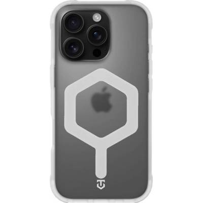 Tactical iPhone 16 Pro TACTICAL MAGFORCE HEXAGON силиконов калъф за телефон, удароустойчив, MagSafe, БЯЛ (57983127333)