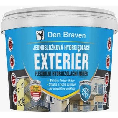 Jednozložková hydroizolácia EXTERIÉR, 2,5 kg kelímok modrá