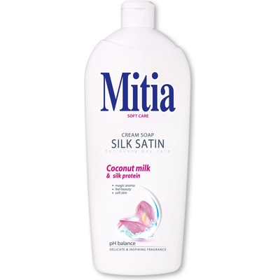 Mitia Silk Satin tekuté mydlo náhradná náplň 1 l
