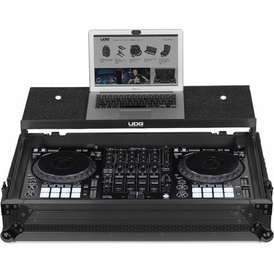 UDG Ultimate Flight Case Pioneer DDJ-1000 Black Plus (Laptop shelf + Wheels)