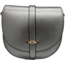 Dámská kožená kabelka DONATELLA 16819 Strieborná