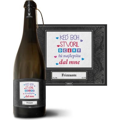 Sablio Keď Boh stvoril dcéry Prosecco biele suché šumivé víno 10,5 % 0,75 l (holá fľaša)