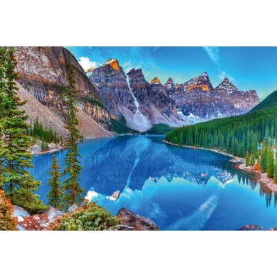DIMEX MS-5-3049 Vliesová fototapeta na zeď Moraine Lake, rozmery 375 x 250 cm