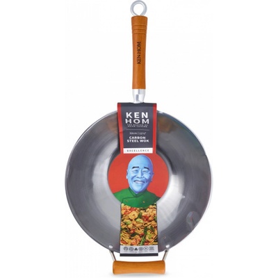 Ken Hom wok z uhlíkové oceli Excellence 32 cm