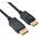 Roline Кабел DisplayPort 2.1 DP - DP, 10k60Hz, HDR, 54Gbit/s, UHBR13.5, M/M, 2m, черен 11.04. 6022-10 (11.04.6022-10)