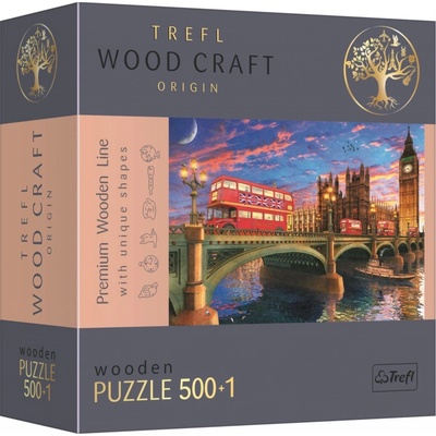 TREFL Wood Craft Origin Westminsterský palác Big Ben 501 dielov