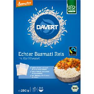 Davert Био басмати ориз в торбички за варене - 250 г