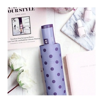 Дамски автоматичен Open-Close чадър Perletti Technology 21692, синчец