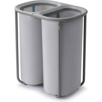 Кош за пране DUO 5000003 80 l, сив, метал, Joseph Joseph (JS5000003)