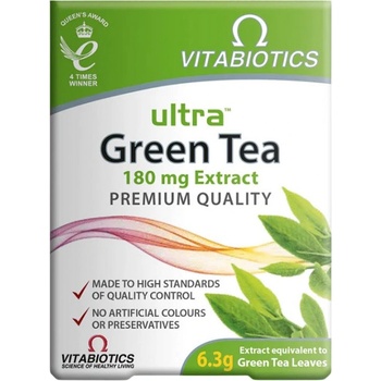 Image 1 of Vitabiotics Ultra Green Tea 180 mg [30 Таблетки]