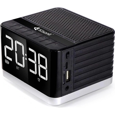 Kisonli Тонколона Kisonli G8, Bluetooth, Часовник, USB, SD, FM, AUX, RGB, Различни цветове - 22281 (22281)