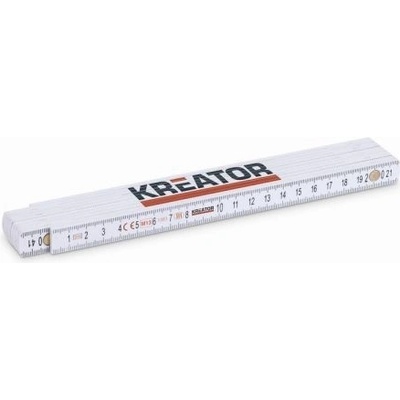 KREATOR Skládací metr dřevěný KRT701003