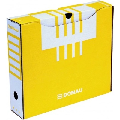 Donau archívny box žltý A4 80 mm
