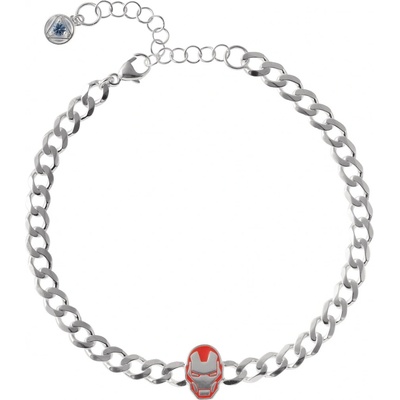 Disney stříbrný náramek Iron Man Marvel BS00084SRRQL-7-XS