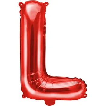 Image 1 of PartyDeco Балон от фолио Mini - Буква L 35см червен