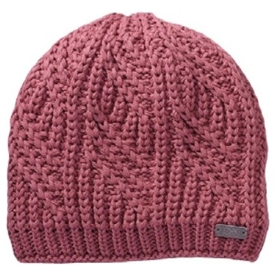 Pletex pletená čepice s fleecovou podšívkou L493 Starorůžová