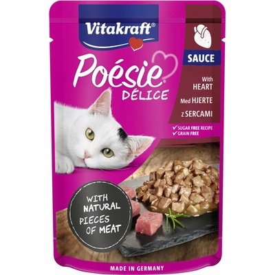Vitakraft Cat Poesia DéliSauce srdce 85 g