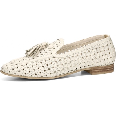 ETIMEĒ dámské kožené mokasíny béžové