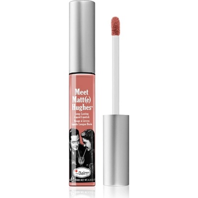theBalm Meet Matt(e) Hughes Long Lasting Liquid Lipstick dlouhotrvající tekutá rtěnka Patient 7,4 ml