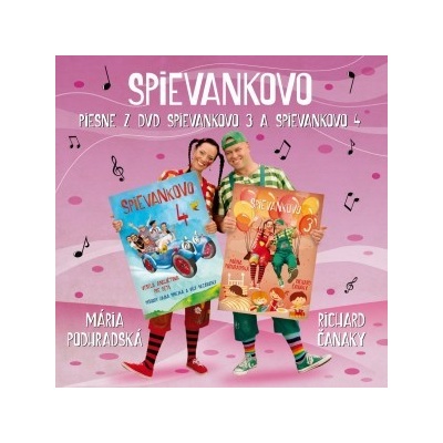 Piesne z DVD Spievankovo 3 a Spievankovo 4 - (31 piesní na CD-čku)