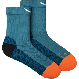 Salewa Мъжки туристически чорапи Salewa MTN TRN All Mountain QRT Sock Walking socks - Cendre Blue - размер 45-47 (EU) (201-4826-0413)