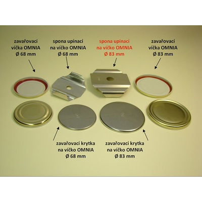 SONIX Spona upínací víčka OMNIA pr.83 mm / 5 ks