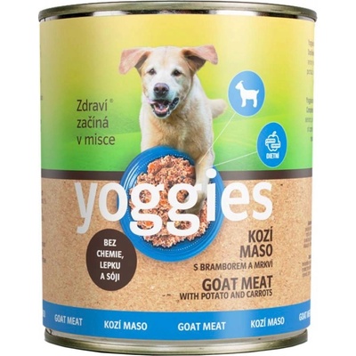 Yoggies kozí s bramborem a mrkví 800 g
