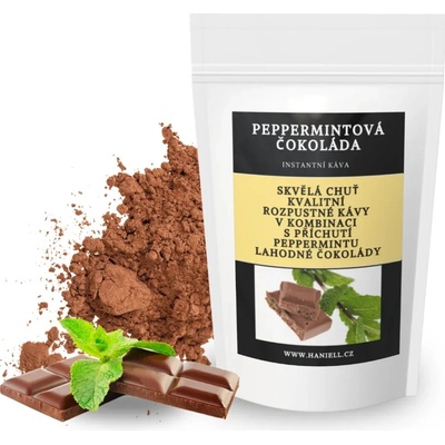 Haniell Rozpustná káva Peppermintová čokoláda 100 g