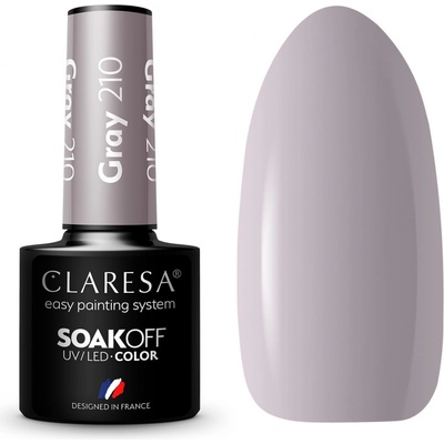 Claresa Gél lak Gray 210 5 ml