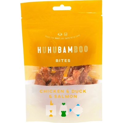 Huhubamboo kúsky s kuracím kačaciam a lososom 75 g