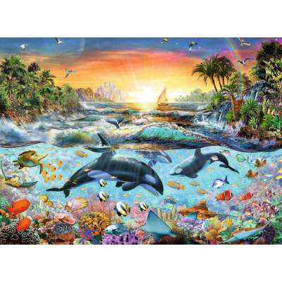Ravensburger - Puzzle Orca Paradise XXL - 200 piese