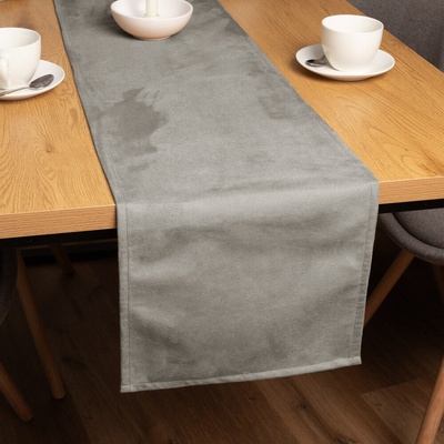 Biante Behúň imitácia brúsenej kože Alcantara ALC-014 Svetlo sivý 20x120 cm