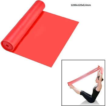 BodyFlex Ластик за тренировка и фитнес Bodyflex 120x12x0, 04 см