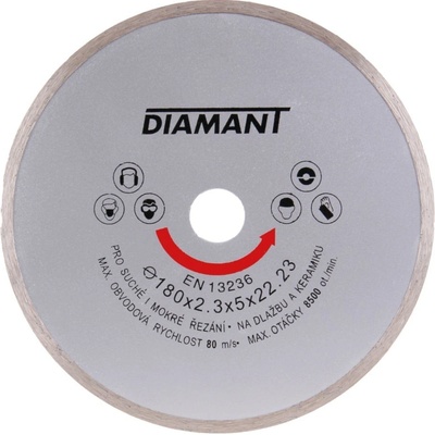 DIAMANT kotúč diamantový 180mm plný