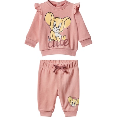 Dívčí tepláková souprava s BIO bavlnou 2dílná světle růžová – Zboží Dáma