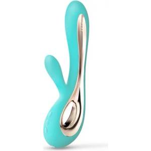 LELO Луксозен презаредим G-spot рабит вибратор от силикон Lelo Soraya 2 тюркоаз
