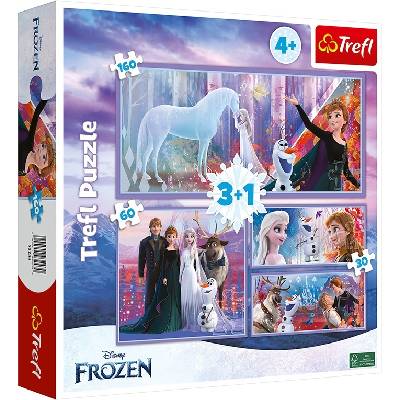 Trefl Пъзел Trefl 4 в 1 - Замръзналото Кралство 2 (93234)