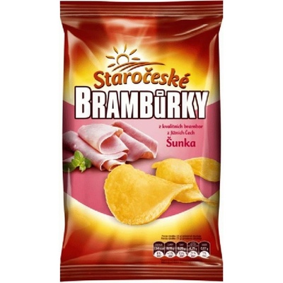 Staročeské brambůrky Šunka 80 g