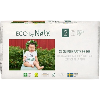 Eco by Naty 2 od 3 - 6 kg 33 ks