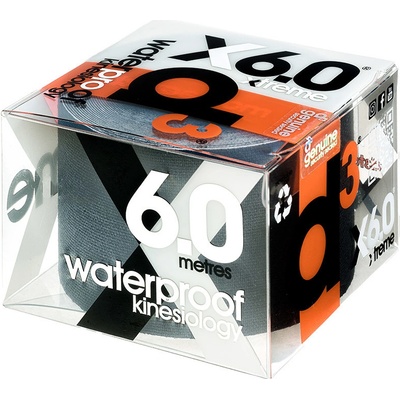 D3 X6.0 Extreme Kineziologický voděodolný tejp černá 6 m x 5 cm