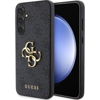 GUESS Калъф Guess - PU 4G Metal Logo, Galaxy S23 FE, сив (3666339218706)