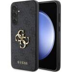 GUESS Калъф Guess - PU 4G Metal Logo, Galaxy S23 FE, сив (3666339218706)