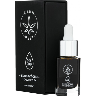 Cann Rest CBD 5% v konopném oleji s chlorofylem 15 ml