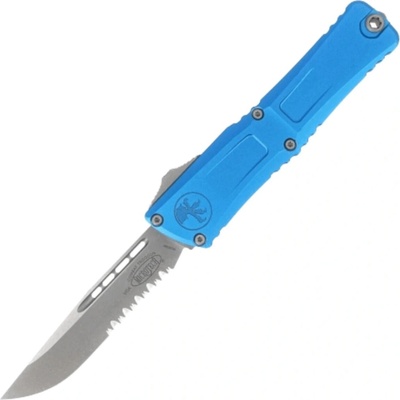Microtech Combat Troodon S/E Gen III Blue Apocalyptic Partial Serrated 1143-11APBL