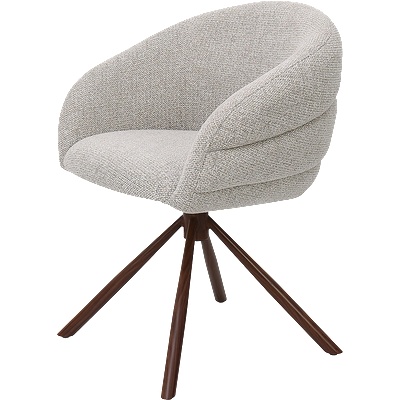 Carmen Трапезен стол namka - светлокафяв 3А wal (3532173)